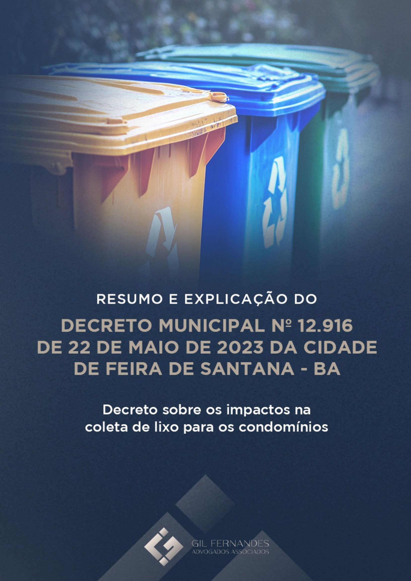 Capa de Decreto 12.916 - Coleta de Lixo